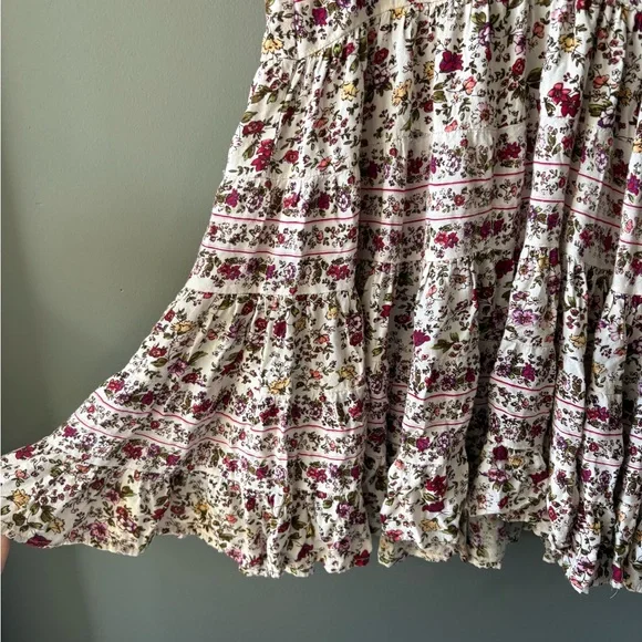 Patrons of Peace Floral Cottagecore Mini Dress Size M | Boho Prairie - Picture 5 of 8